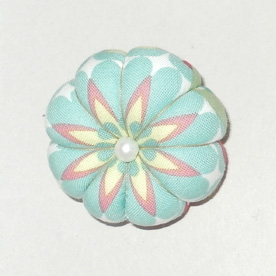pastel med blå